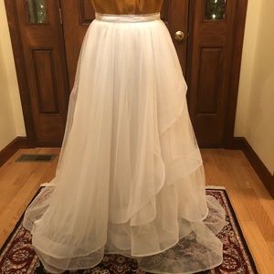 Final Price | Bridal or Prom Tulle Skirt